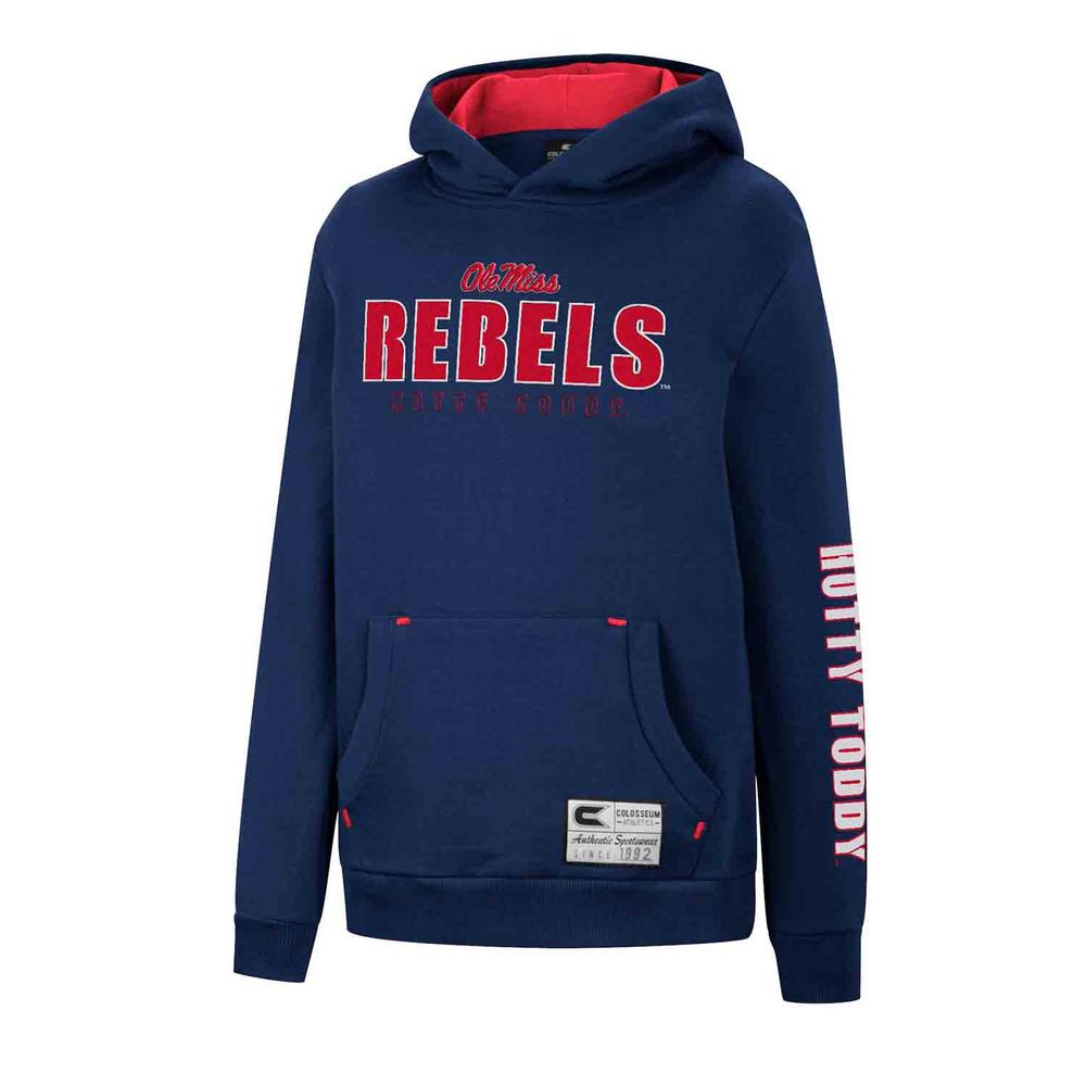 OLE MISS YOUTH CONSTABLE PULLOVER HOOD