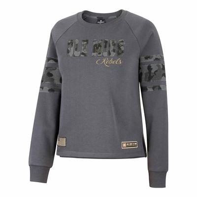 OLE MISS OHT MIRAGE CREWNECK PULLOVER