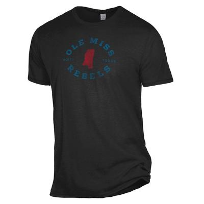 SS OLE MISS HOTTY TODDY REBELS KEEPER TEE BLACK