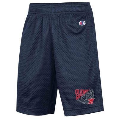 OLE MISS REBELS REPEAT CLASSIC MESH SHORTS NAVY