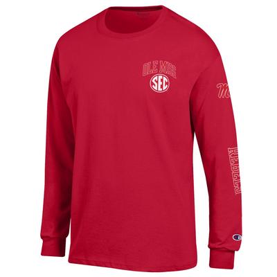 OLE MISS JERSEY LONG SLEEVE TEE