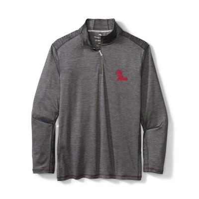 OLE MISS DELRAY HALF ZIP SHADOW