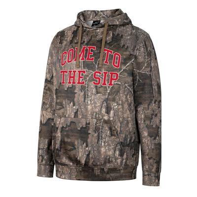 COME TO THE SIP REALTREE PULLOVER HOODIE TIMBER
