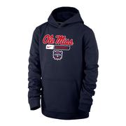 YOUTH SCRIPT OLE MISS CWS CHAMPIONS PO HOODY