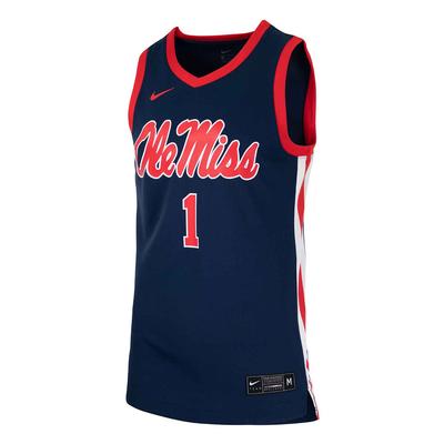 OLE MISS #1 BASKETBALL REPLICA JERSEY