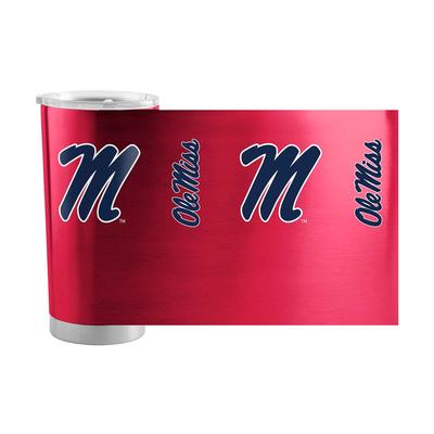 OLE MISS 20OZ GAMEDAY RED STAINLESS TUMBLER RED