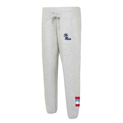 OLE MISS REGISTER FLEECE PANT GREY