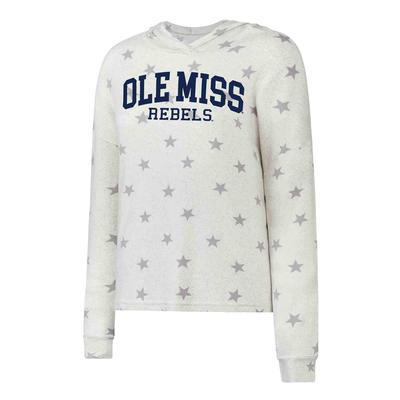 OLE MISS AGENDA HACCI KNIT HOODED TOP