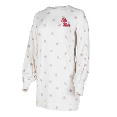 OLE MISS AGENDA HACCI KNIT NIGHTSHIRT ASH