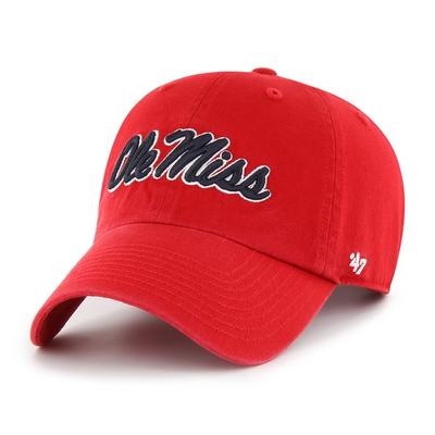 SCRIPT OLE MISS CLEAN UP CAP