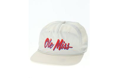 OLE MISS LINEN CHILL CAP WHITE