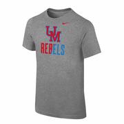 UM REBELS CORE COTTON SS YOUTH TEE