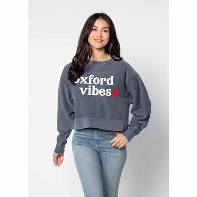 OXFORD VIBES CORDED BOXY PULLOVER