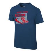 OLE MISS REBELS PRESCHOOL COTTON CORE COTTON SS TEE