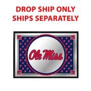 OLE MISS REBELS: TEAM SPIRIT - FRAMED MIRRORED WALL SIGN