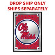 OLE MISS REBELS: TEAM SPIRIT, STACKED - FRAMED MIRRORED WALL SIGN