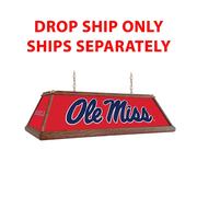 OLE MISS REBELS: PREMIUM WOOD POOL TABLE LIGHT