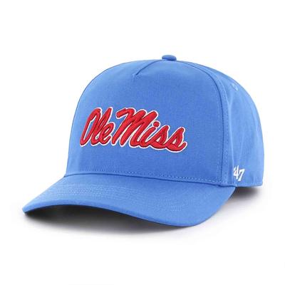 SCRIPT OLE MISS HITCH CAP BLUE_RAZ