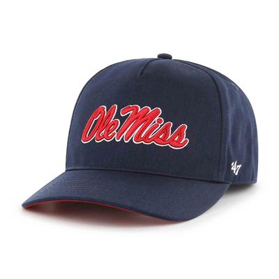 SCRIPT OLE MISS HITCH CAP NAVY