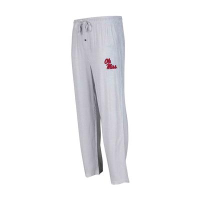 OLE MISS MELODY WOVEN PANT GRAY_WHITE