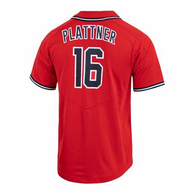 OLE MISS NIL PLATTNER BASEBALL JERSEY RED