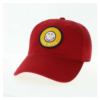 OLE MISS SMILEY RELAXED TWILL CAP