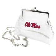 OLE MISS KISS LOCK CLEAR PURSE