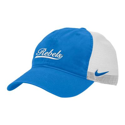 REBELS WASHED H86 TRUCKER CAP ITALY_BLUE