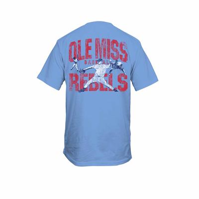 SS OLE MISS BASEBALL PITCH TEE