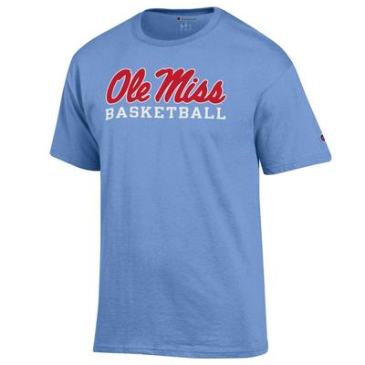 SS SCRIPT OLE MISS BASKETBALL TEE LIGHT_BLUE