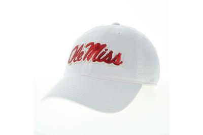 SEQUIN OLE MISS SCRIPT EZA ADJ CAP