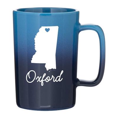 OXFORD HEART OF MISSISSIPPI 14OZ OMBRE MUG NAVY_OMBRE