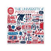 OLE MISS JG 7 INCH SQUARE STONE TRIVET