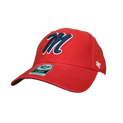 SCRIPT M CLEAN UP CAP RED