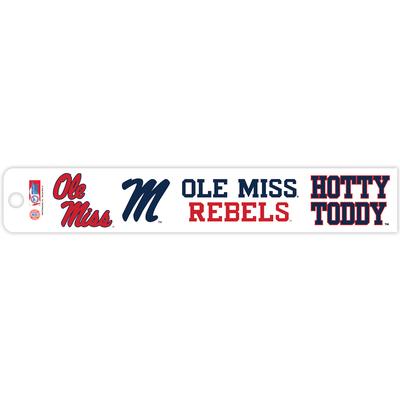 OLE MISS STICKER STRIP N/A