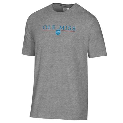 OLEMISS OVER LYCEUM SOFT TEE CHARCOAL_HEATHER