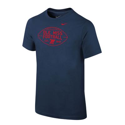 SS OLE MISS FOOTBALL CORE TEE NAVY