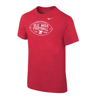 SS OLE MISS FOOTBALL CORE TEE RED