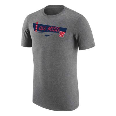 SS OLE MISS REBELS SCRIPT M TRIBLEND TEE