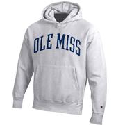 BIG AND TALL OLE MISS REVERSE WEAVE FLEECE HOOD