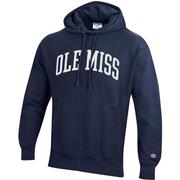 BIG AND TALL OLE MISS REVERSE WEAVE FLEECE HOOD