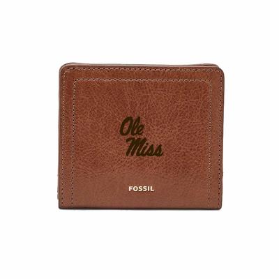 FOSSIL OLE MISS LOGAN SMALL RFID BIFOLD