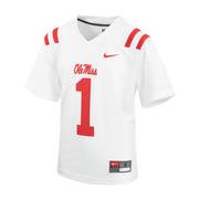 TODDLER OLE MISS NO 1 FOOTBALL JERSEY