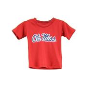 SCRIPT OLE MISS TODDLER SS POLY T-SHIRT