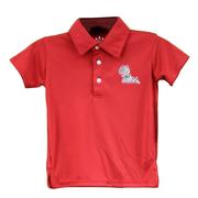 OLE MISS YOUTH SS POLY POLO