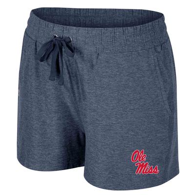 OLE MISS REBELS MORNINGSIDE SHORTS NAVY