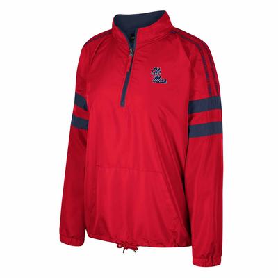 OLE MISS MAKE A STATEMENT HALF ZIP JACKET