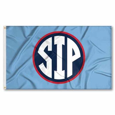 LIGHT BLUE 3X5 FOOT SIP FLAG WITH GROMMETS