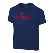 OLE MISS FOOTBALL TODDLER COTTON TEAM ISSUE SS TEE