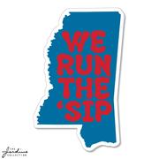 3.5 INCH WE RUN THE SIP DECAL